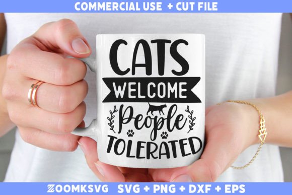 Cats Welcome People Tolerated SVG – An Embroidery Test Run