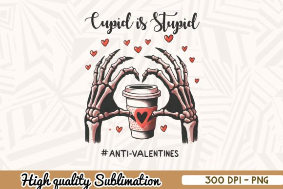 Cupid is Stupid Anti-Valentines SVG-PNG