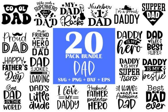 Dad SVG Bundle Fathers Day Bundle