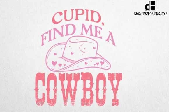 Funny Valentine Cowboy SVG