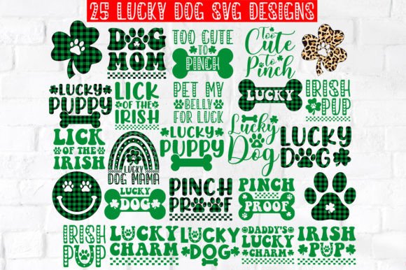 St. Patrick's Day Dog SVG Bundle