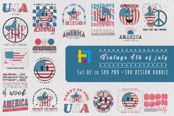 Vintage 4th of July SVG Design Bundle Review