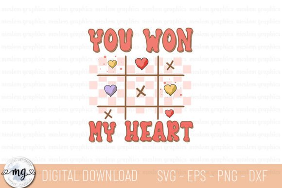 You Won My Heart - Retro Valentine SVG